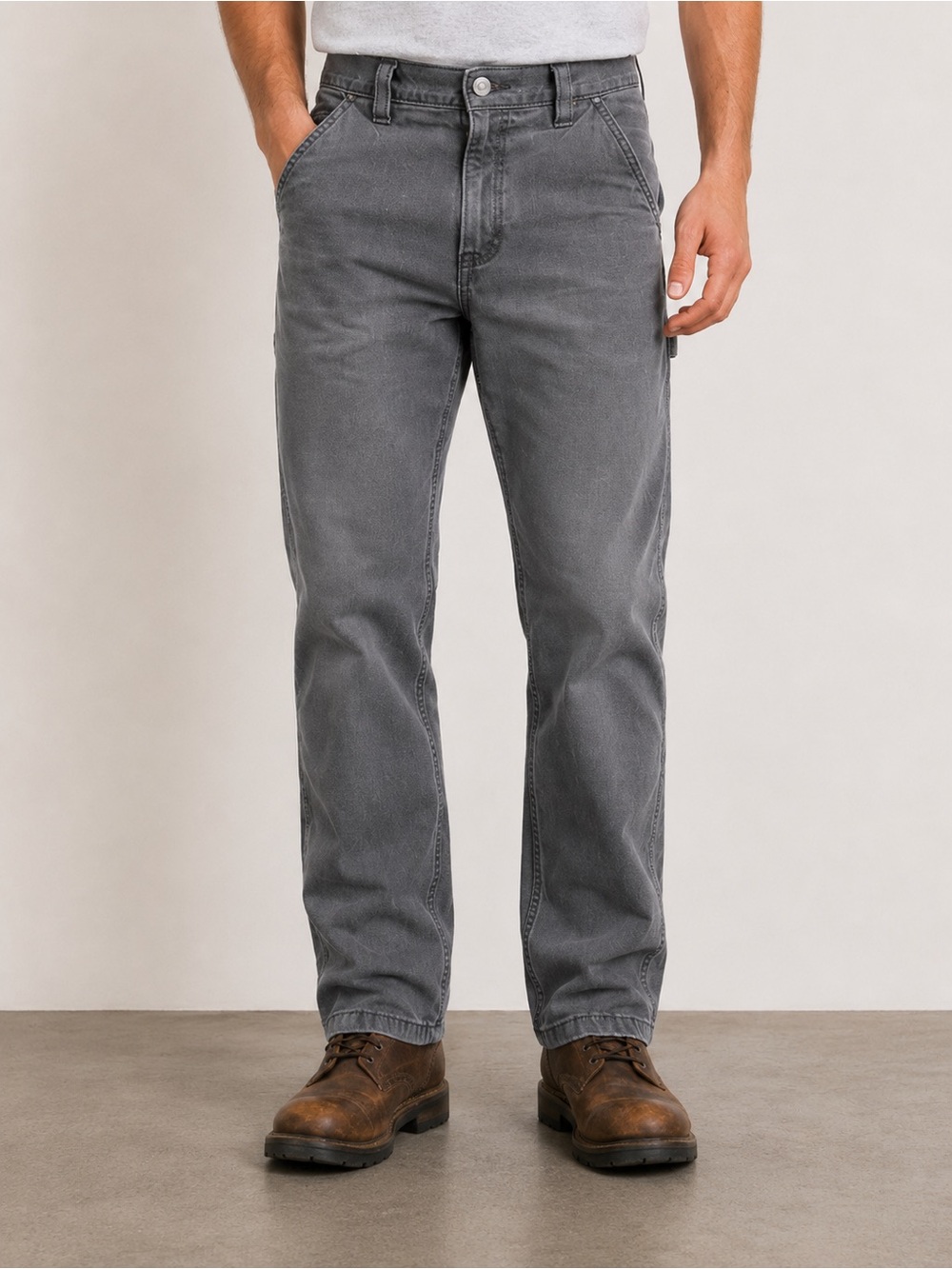 Carhartt Relaxed Fit Gray Utility Work Pants Men’s 32x30 Carpenter Workwear